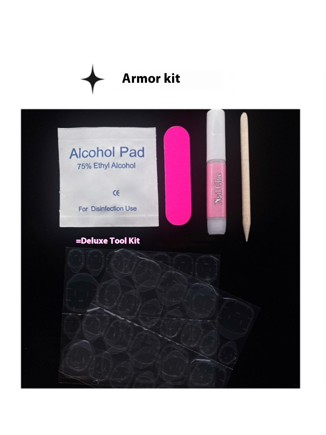 French Style Manicure Kit with Nail Art Tools - All Variants Included