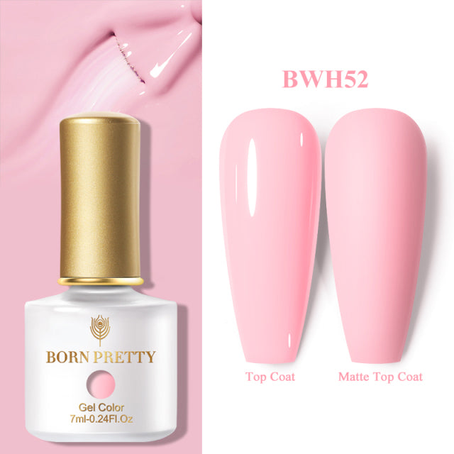 One-Color Gel Nail Polish 7ml - Long-Lasting, Non-Toxic, Professional & Home Use