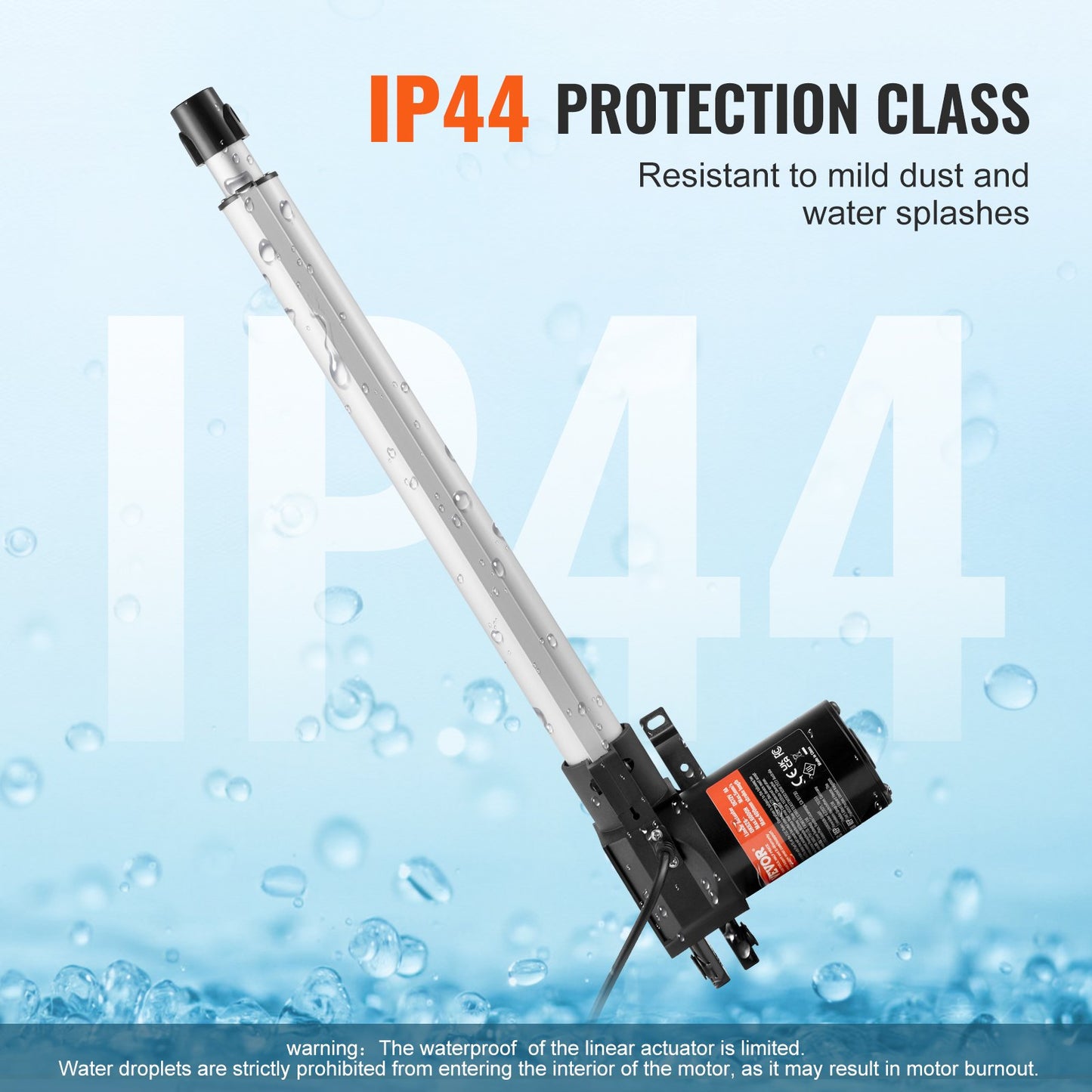 12V Heavy Duty Linear Actuator 14 Inch 1320lbs/6000N with IP44 Protection