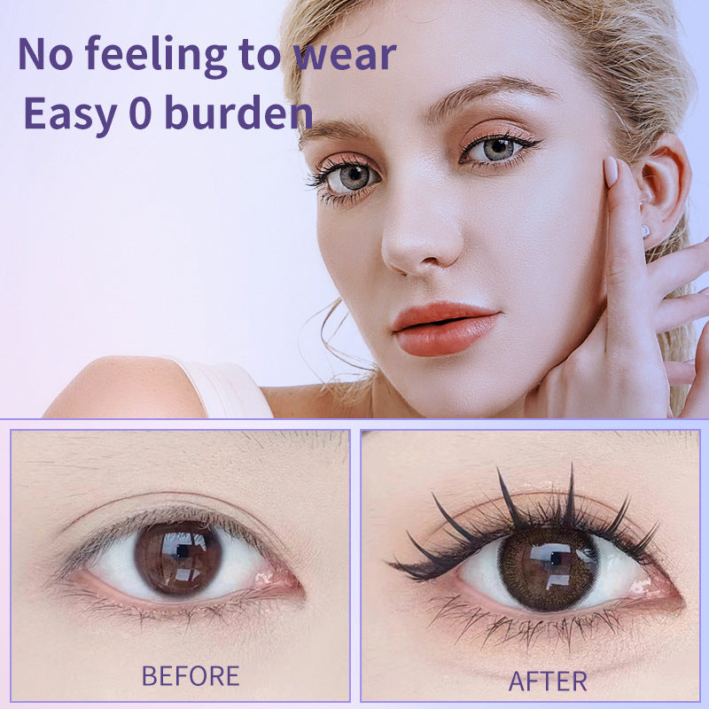 Magnetic False Eyelashes with Clip - Natural Style, Long-Lasting Wear