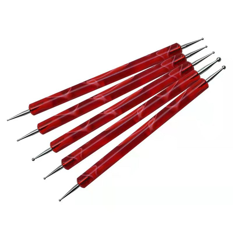 Acrylic Point Nail Brush Diamond Pen Line Pressing for Nail Art