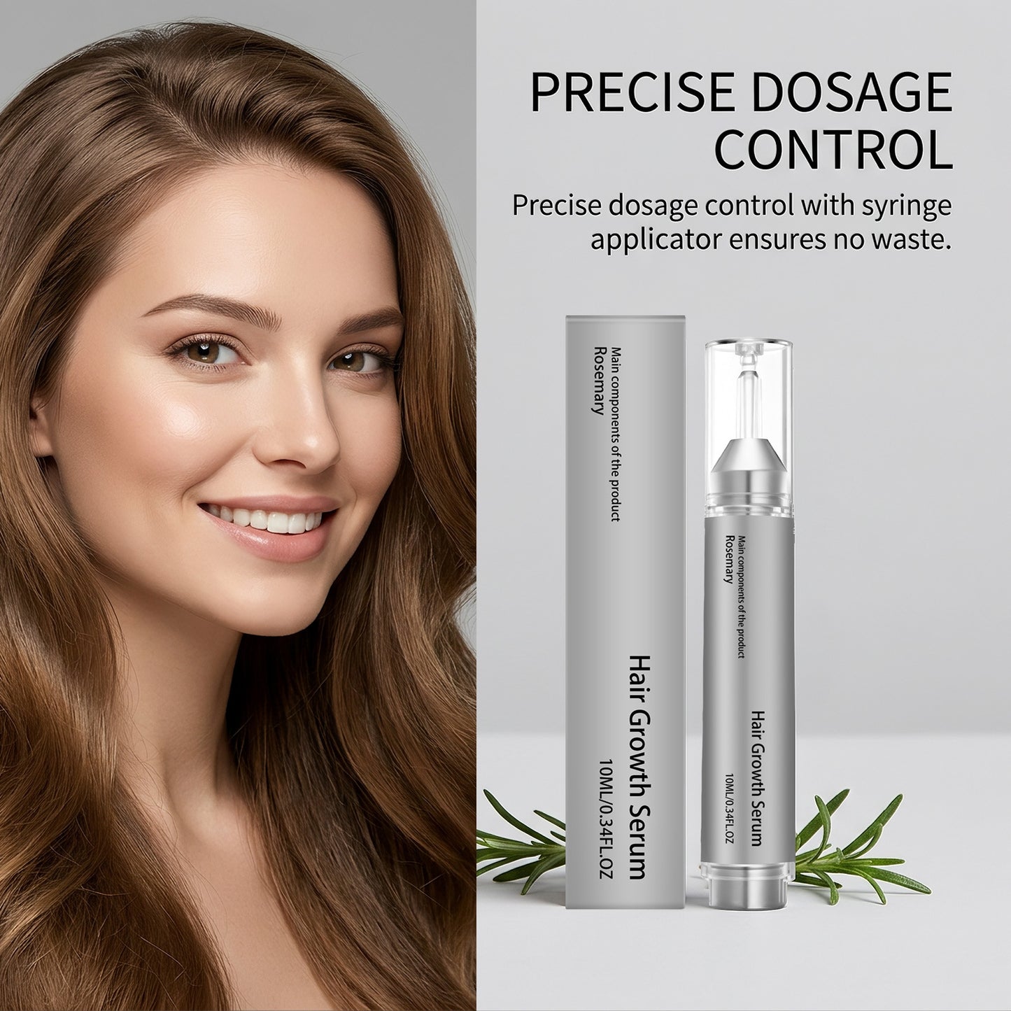 Hair Growth Serum for Thicker Hair - 10ml Natural Hair Loss Treatment