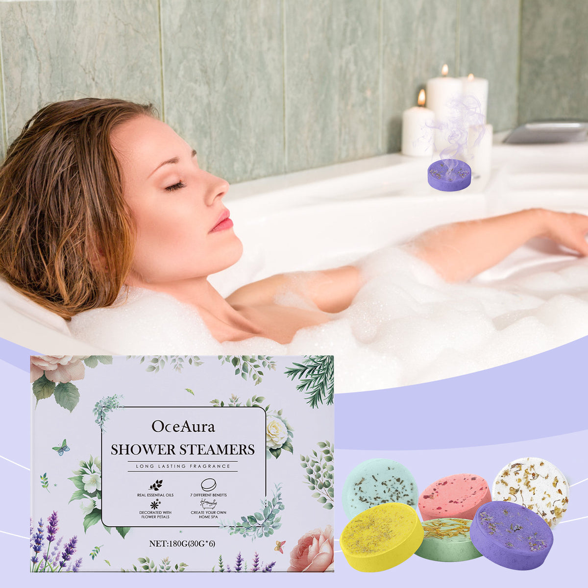 Aromatic Steam Shower Piece Releases Aroma
