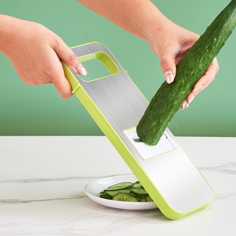 Multi-Function Vegetable Chopper with Stainless Steel Cutter and Storage