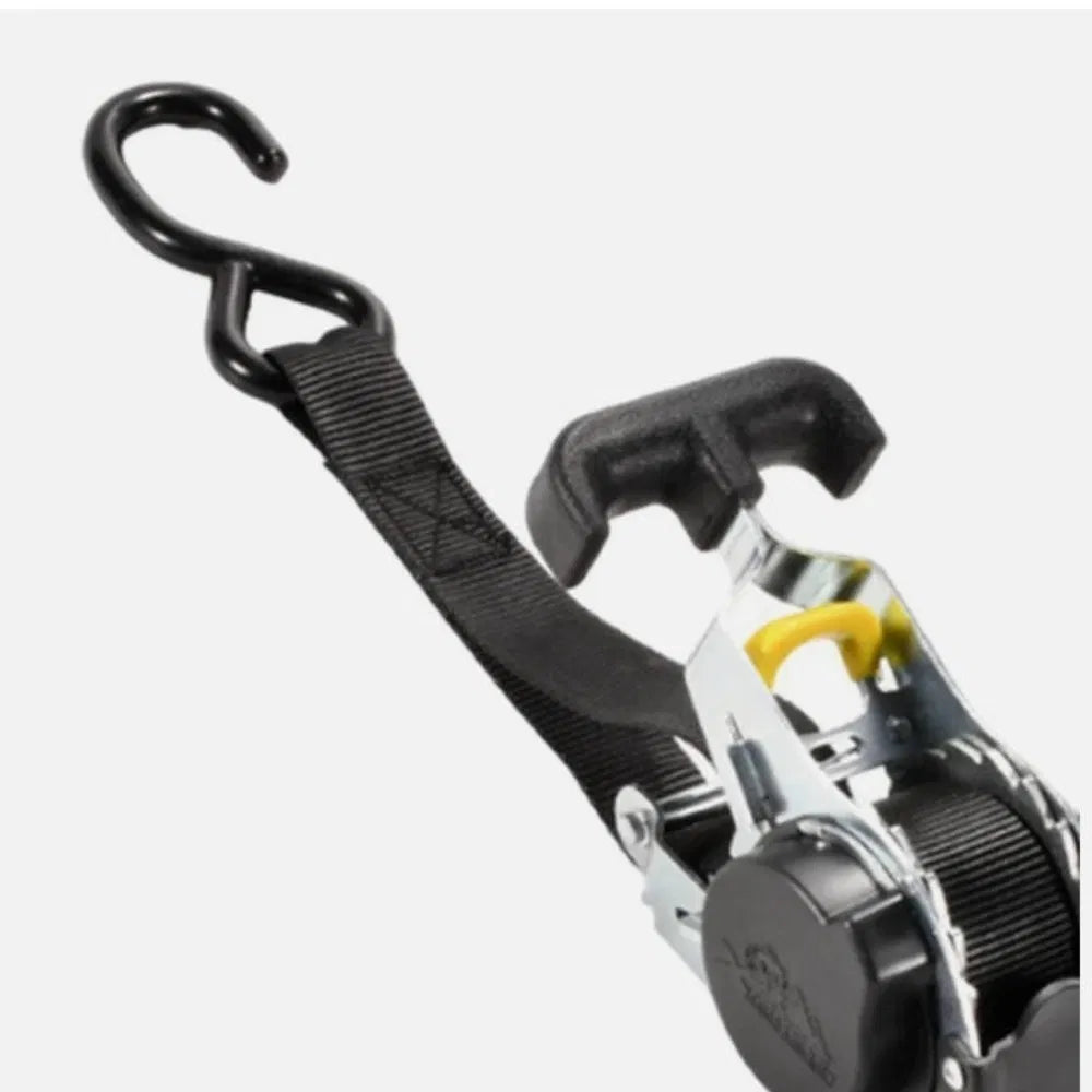 Automatic Cargo Strap with Retractable Webbing - Heavy Duty Tensioner