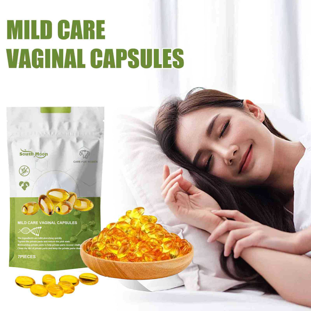 Body Cleansing Capsules - Gentle Care & Odor Removal (7pcs)