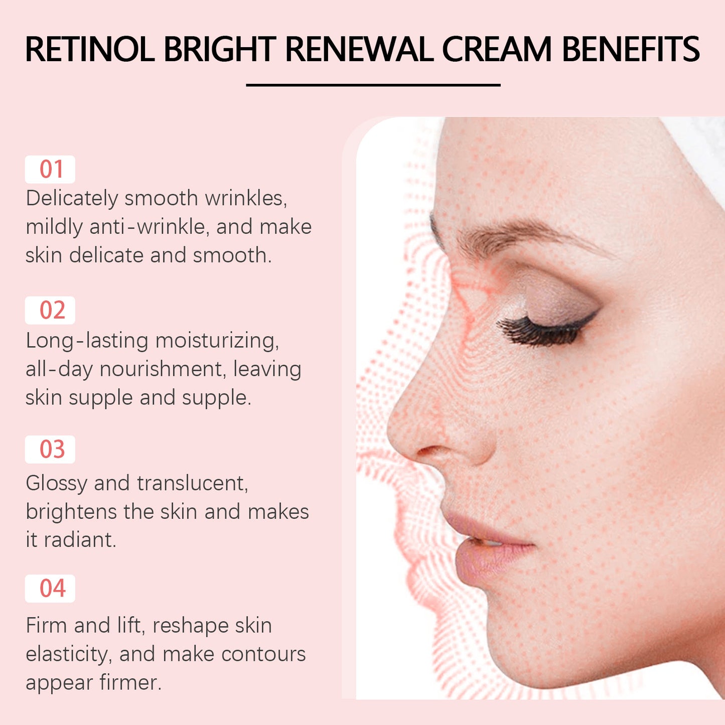 Rosehip Anti-Wrinkle Facial Cream - Moisturizing & Firming Skin Care