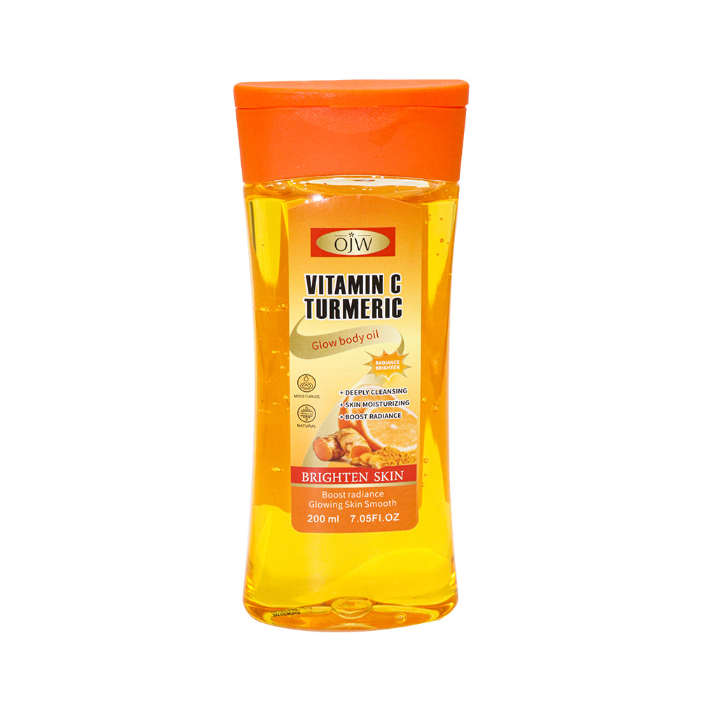 Turmeric Glow Body Oil - Nourishing Massage Oil for Dry Skin 200ml