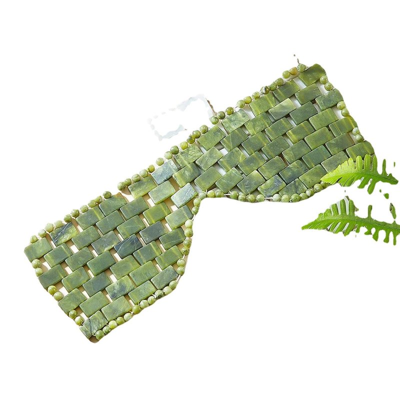 Ice Jade Eye Mask Ice Eyeshade Jade Eye Curtain for Facial Relaxation