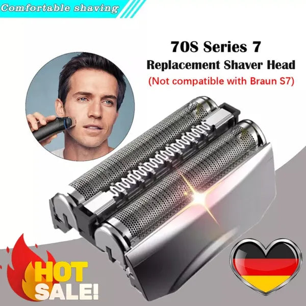 Replacement Shaver Head for Braun Series 7 - Compatible with 795cc, 790cc, 760cc, 730, 720, 70s, 70b Models