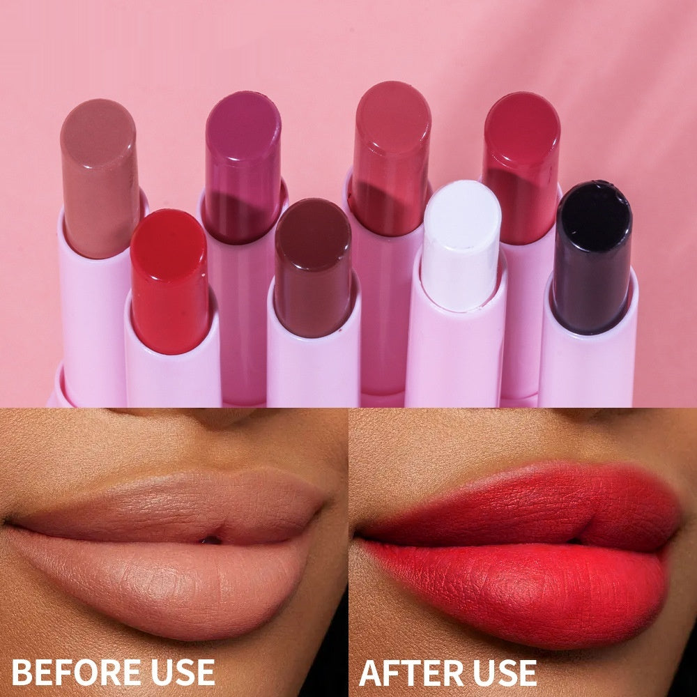 Matte Velvet Lipstick Long Lasting & Non-Fading Natural Makeup