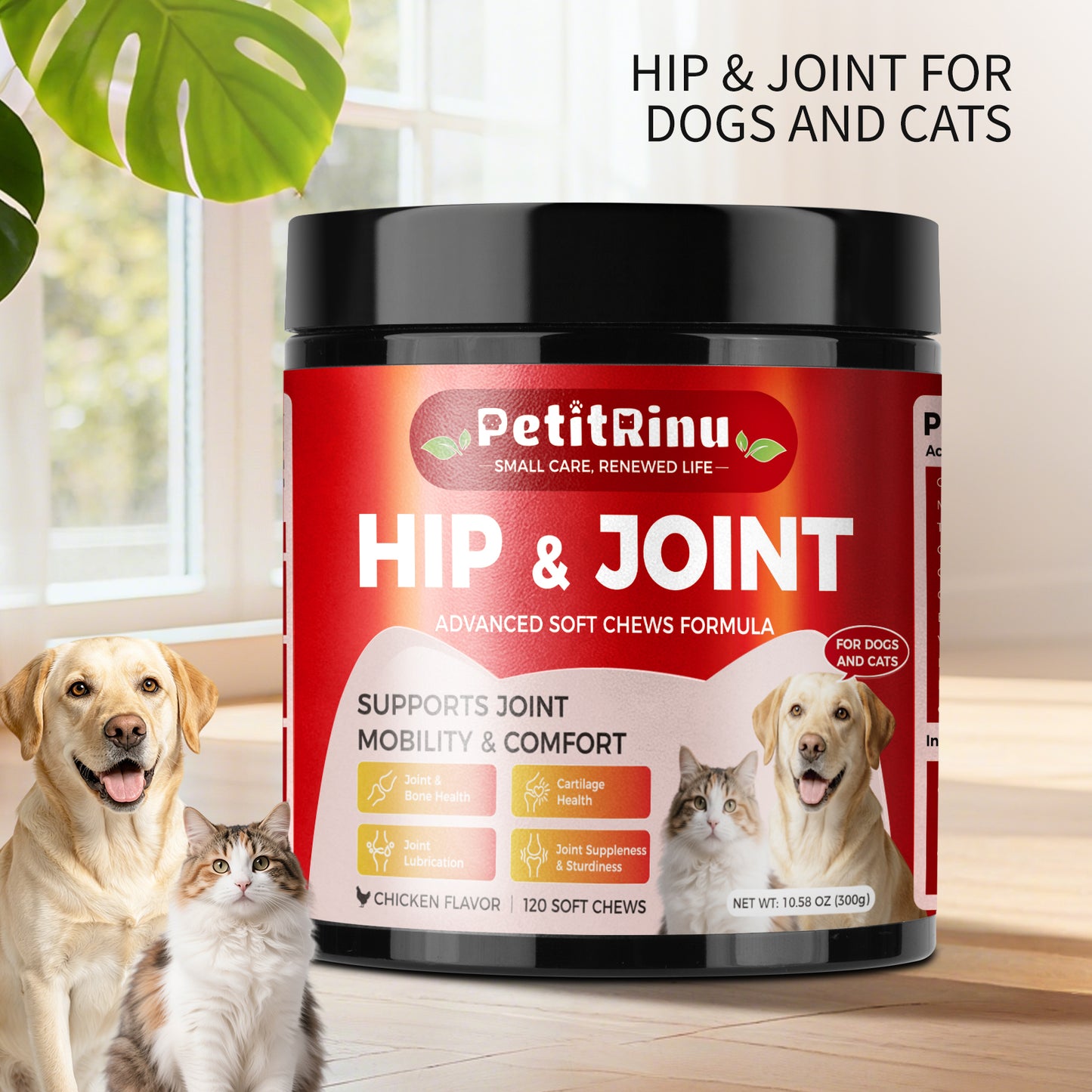 Joint Supplement for Dogs & Cats - Pet Vitamins and Support