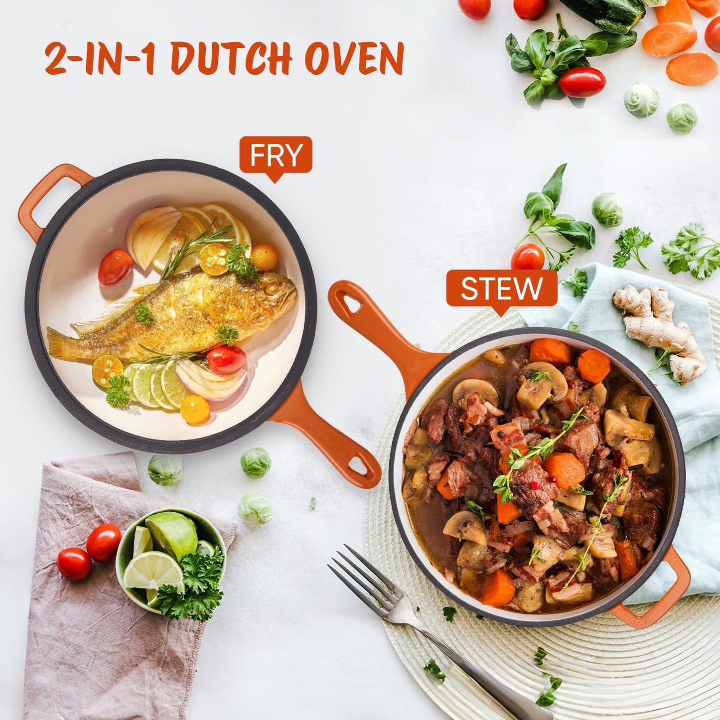 A Cast-iron Soup Pot With Lid Safe, Reliable, And Designed To