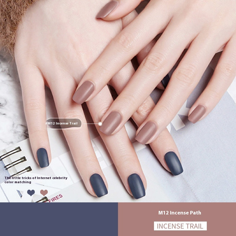 Durable Nail Polish - Waterproof, Quick-Drying, Frosted & Matte Styles