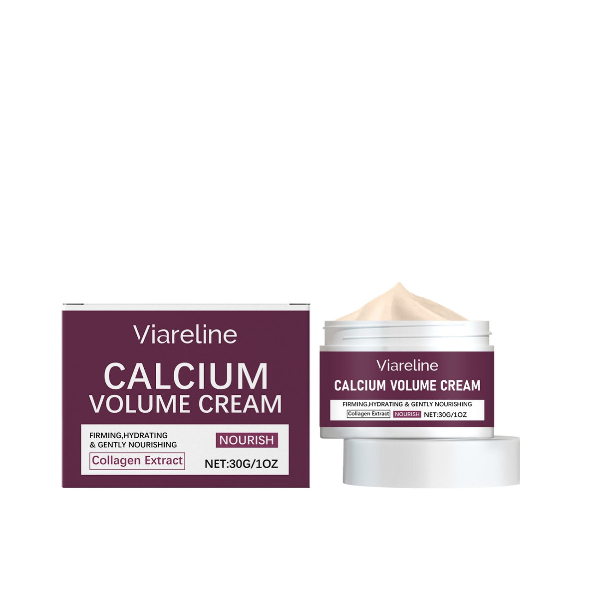 Calcium-Rich Firming Body Cream - Hydrating Skin Care 30g
