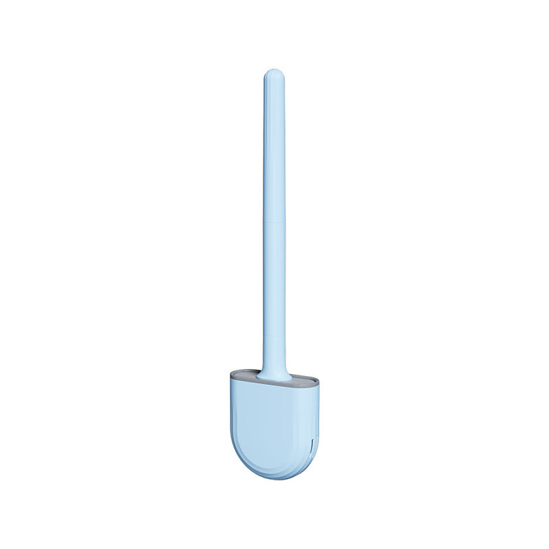 Detachable Handle Toilet Cleaning Brush with Soft Plastic Head - No Dead Ends