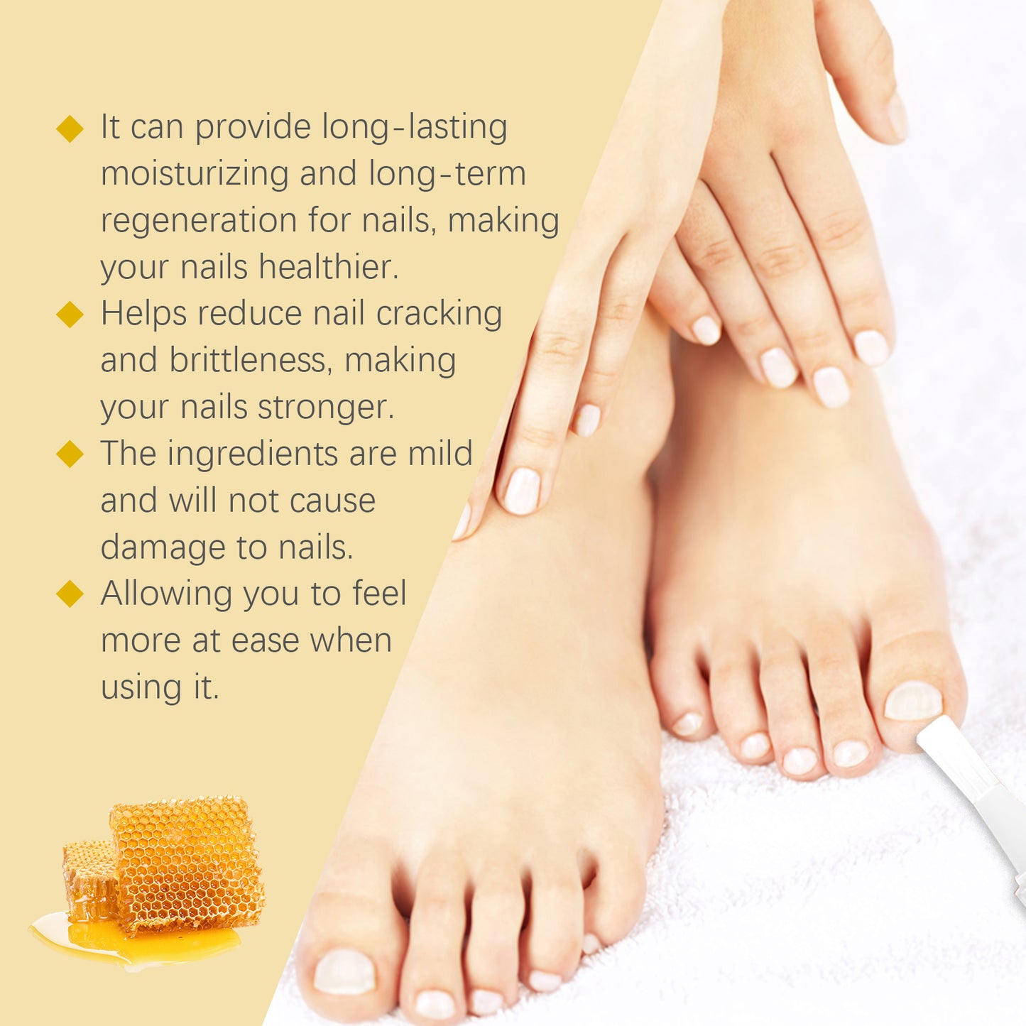 Bee Venom Nail Repair Pen - Nourishing Nail Care Treatment for Brittle Nails