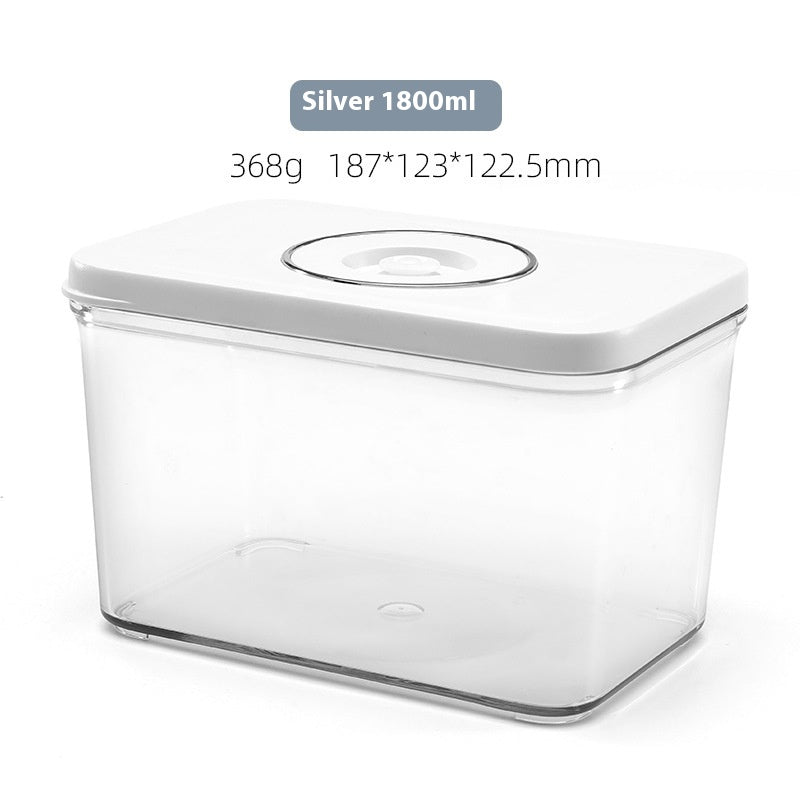 Transparent Fruit and Vegetable Storage Box Set - Multi Size Square Containers