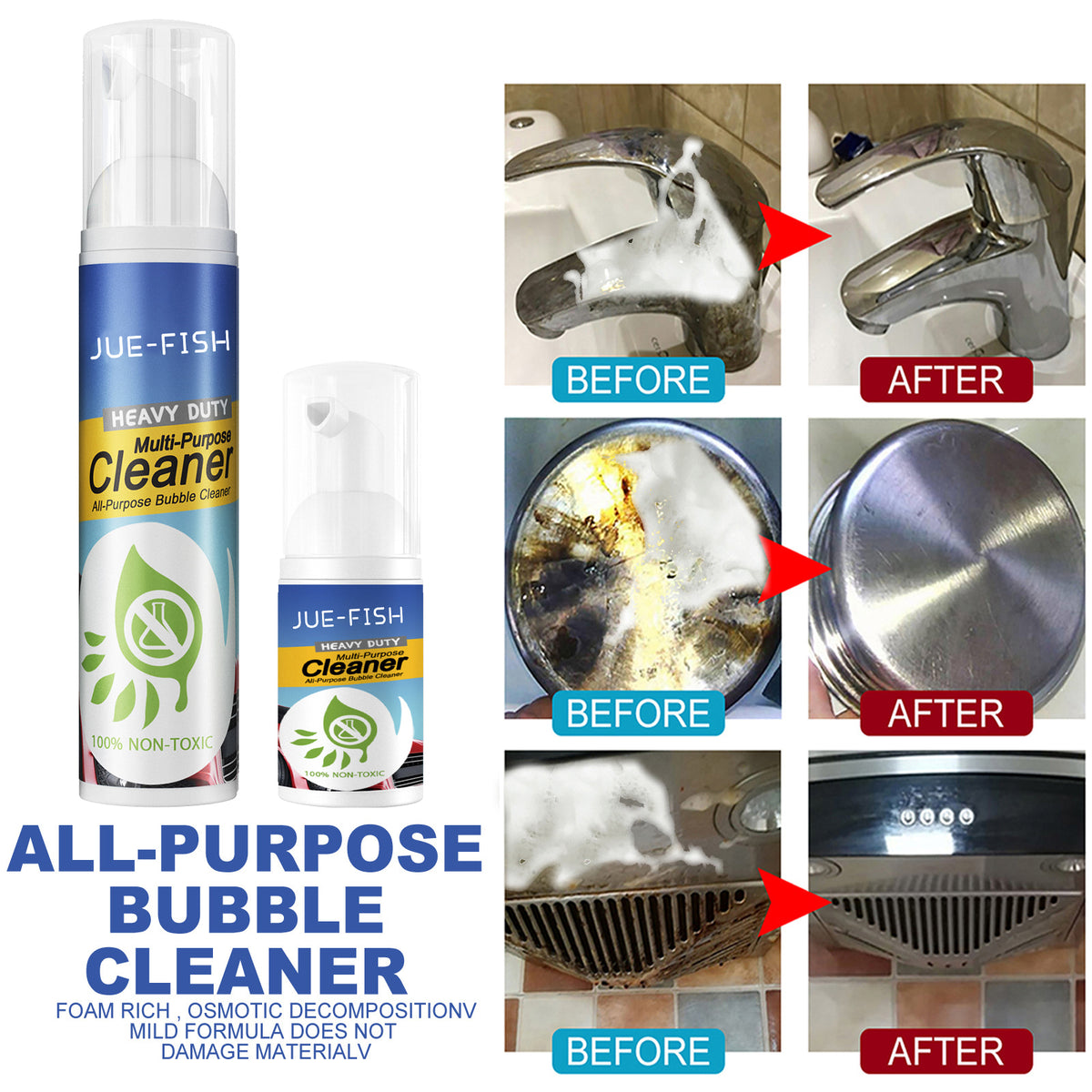 Oil Stain & Fabric Cleaner - Dry Cleaning Agent 100ml Bottle