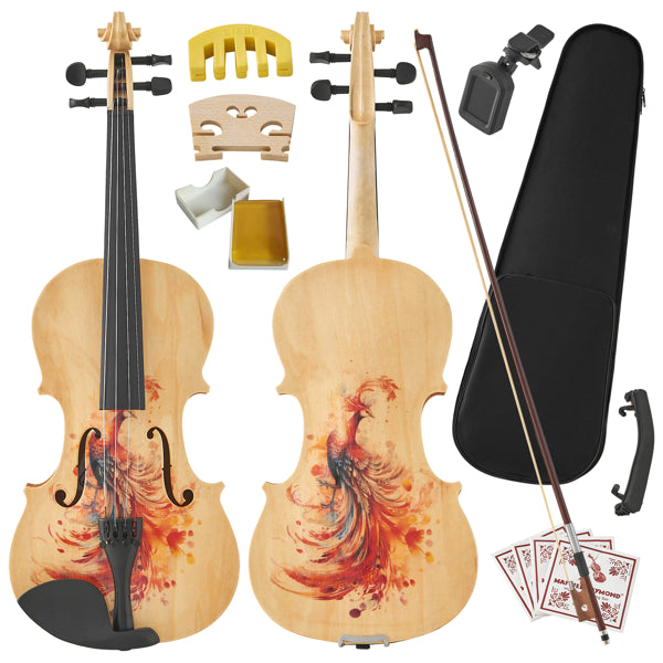 Professional Full-Size Violin - Premium Sound, Durable Design