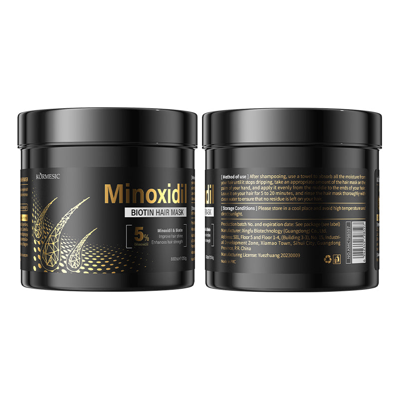 Brightening Hair Mask with Minoxidil & Biotin - 250g Hair Treatment