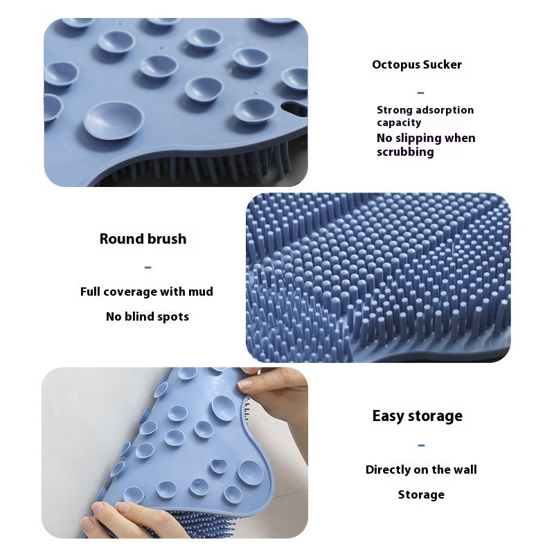 Silicone Bath Massage Cushion - Rubbing Gadget for Relaxing Bath Time