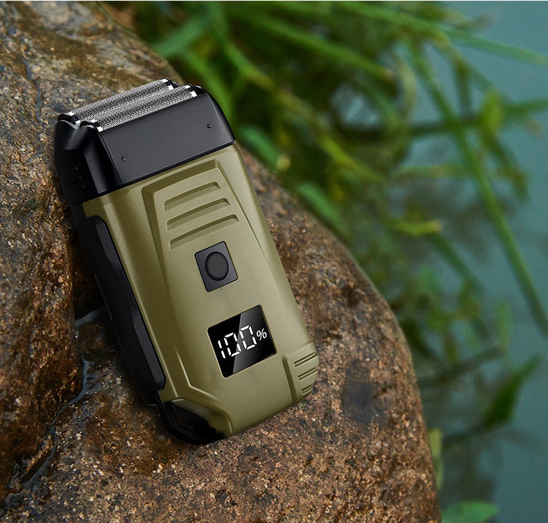 Reciprocating Electric Shaver Head - Army Green