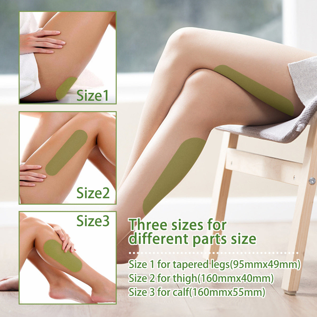 Mugwort Leg Patches For Thigh & Leg Muscle Shaping - 30pcs