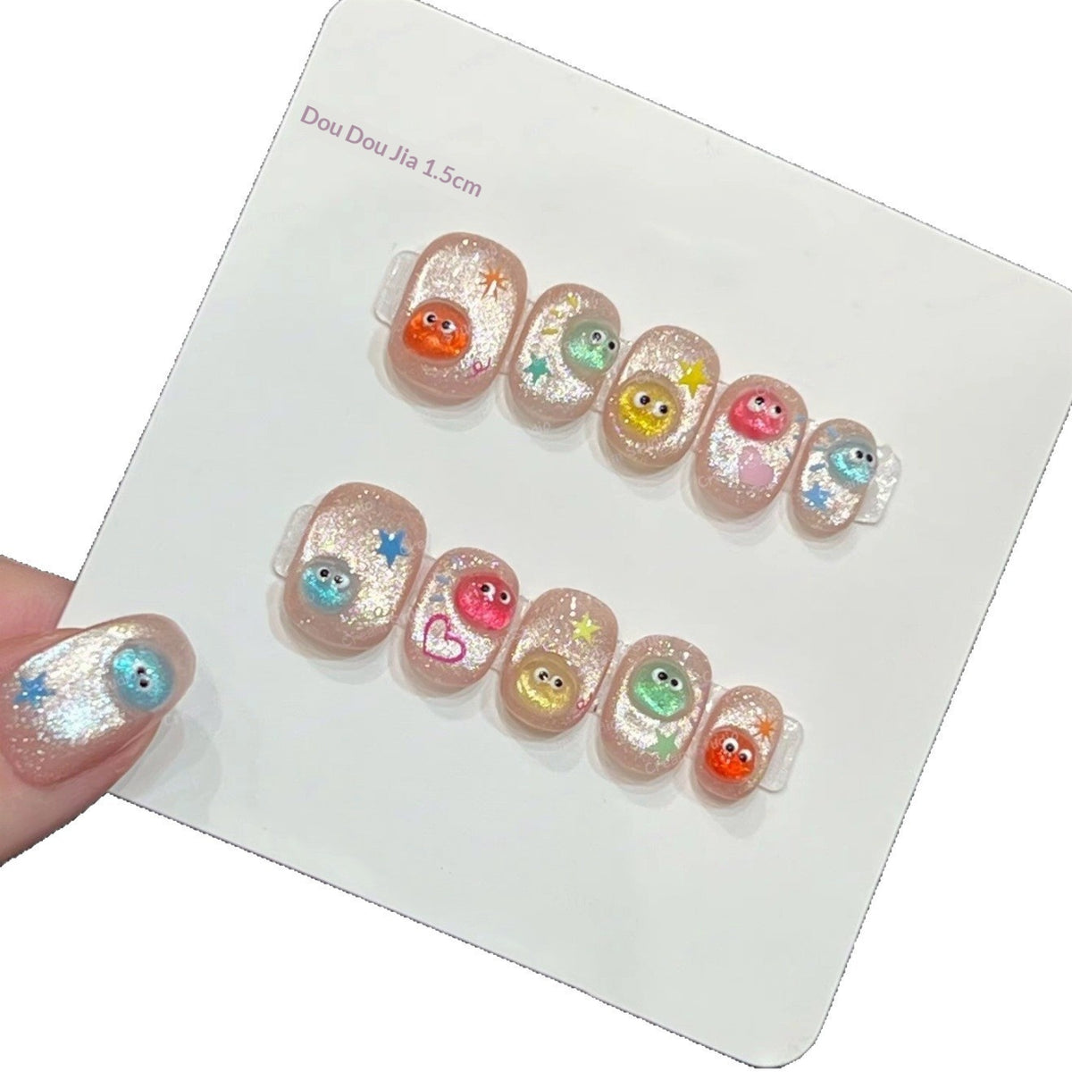 Cute Cartoon Wearable Nail Art Set