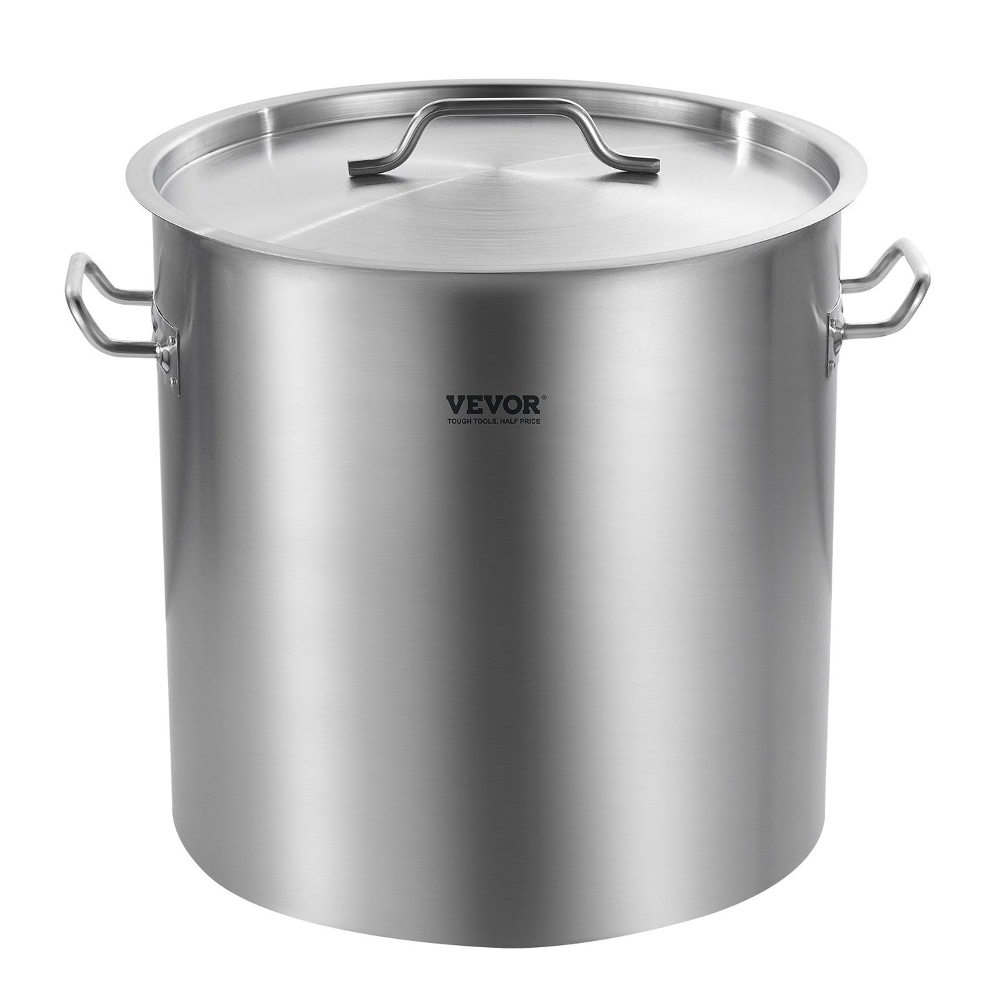 53 QT Stainless Steel Stockpot with Lid – Large Cooking Pot
