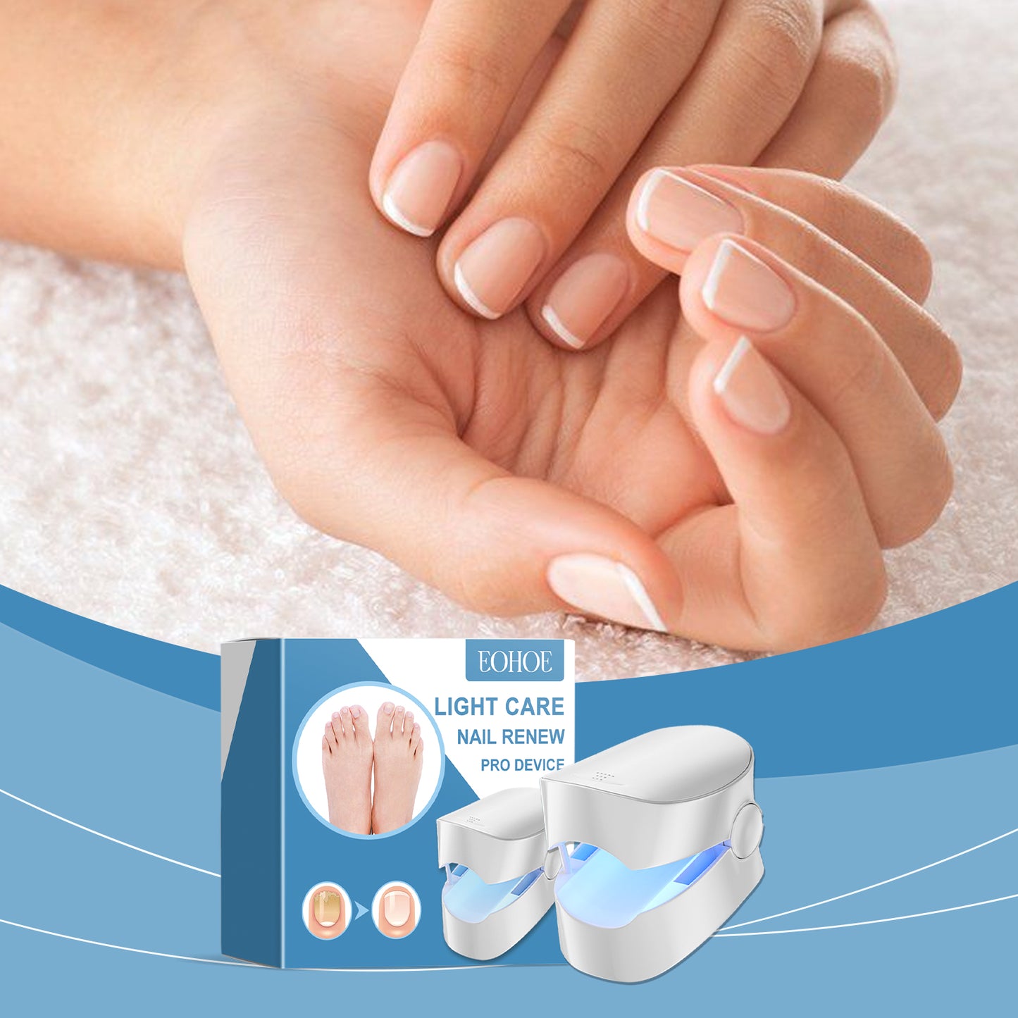 Professional Nail Repair Laser Device for Damaged & Brittle Nail Care