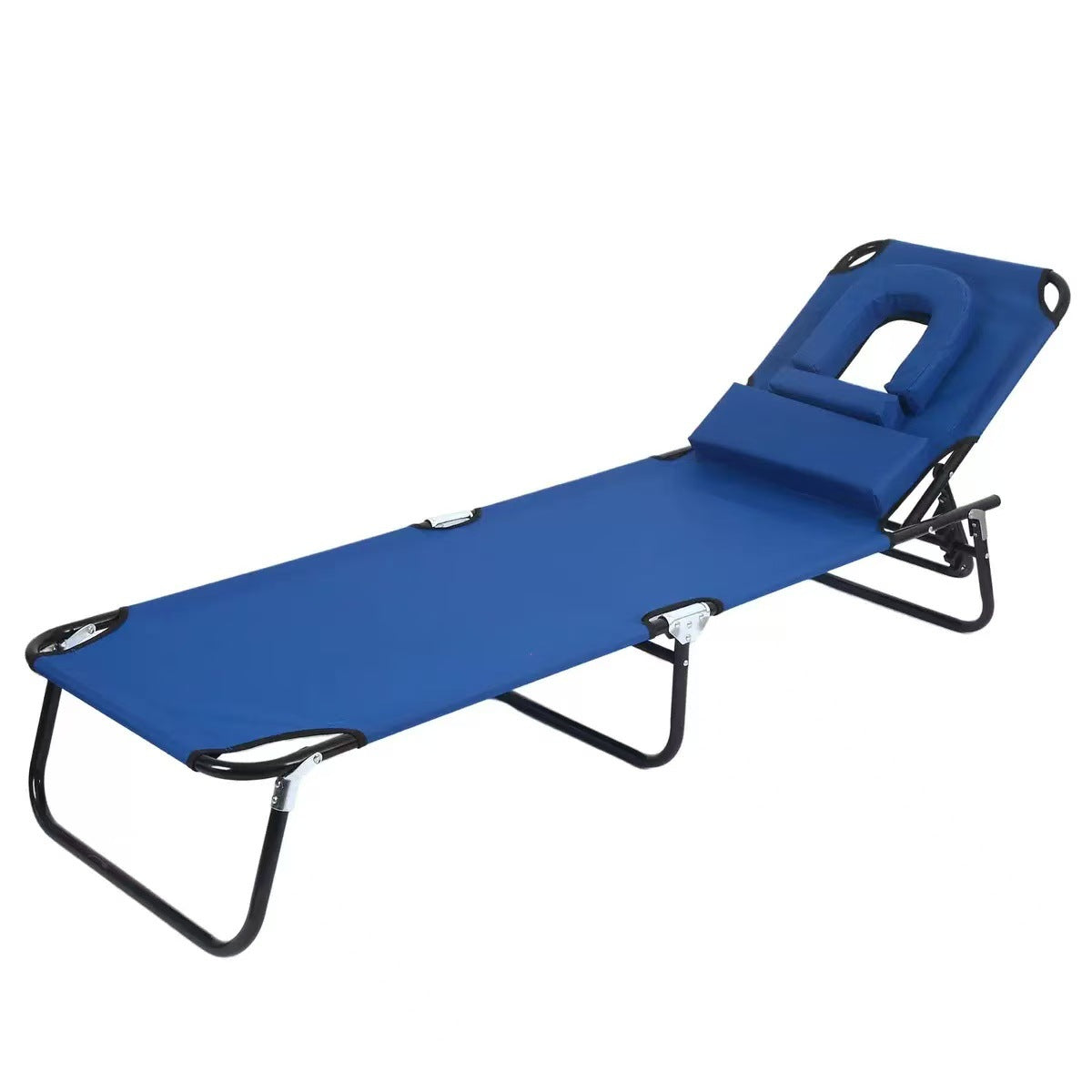 Multifunctional Folding Bed with Detachable Pillow for Office and Beach Use