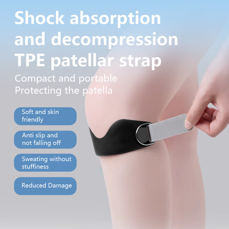 Knee Brace with Patella Strap – Adjustable Support for Running & Cycling
