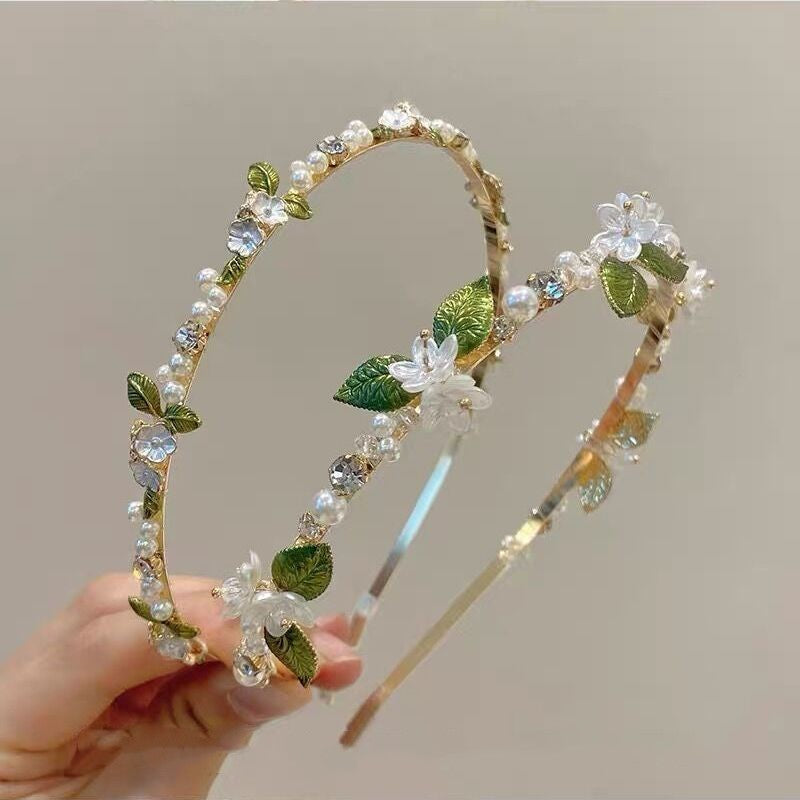 Pearl Flower Hair Bands for Women