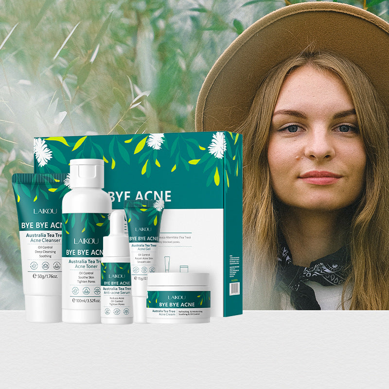 Facial Care Set - Cleansers, Toner, Essence, Lotion & Gel for Skin