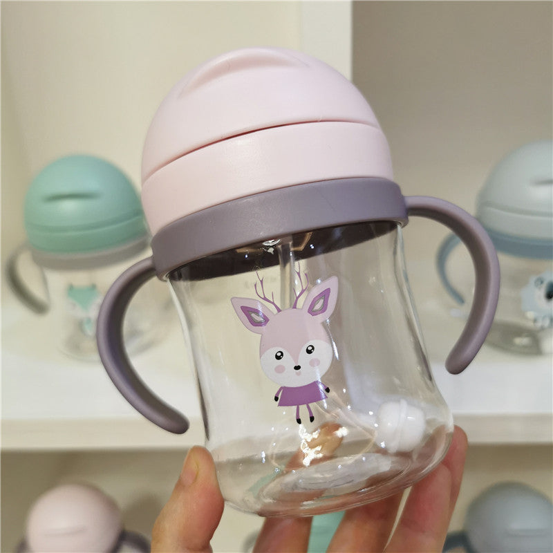 Cartoon Infant Graduated Water Cup - Colorful 300ml Kids Drinking Cup