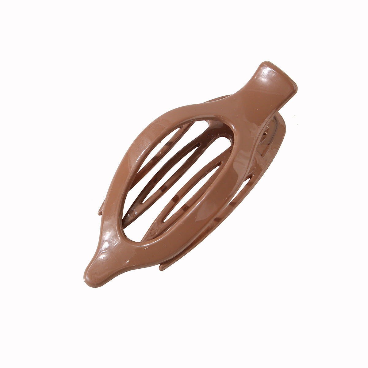 Large Oval Hair Claw Clip - Matte & Glossy Finish Hair Accessory