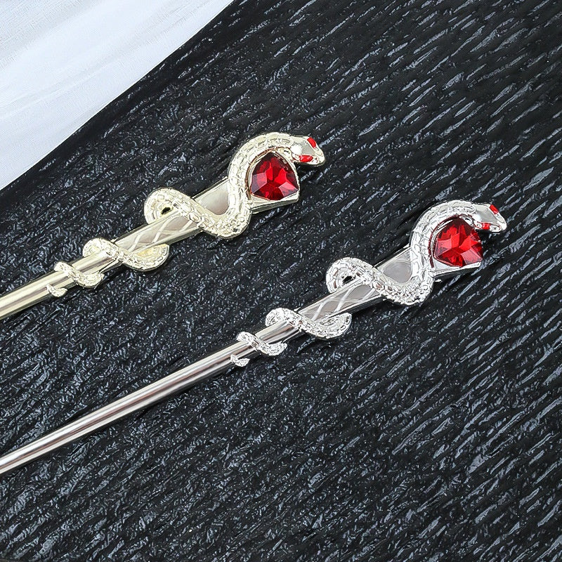 Versatile Snake-Shaped Alloy Hairpin - Elegant Hair Accessory for Women