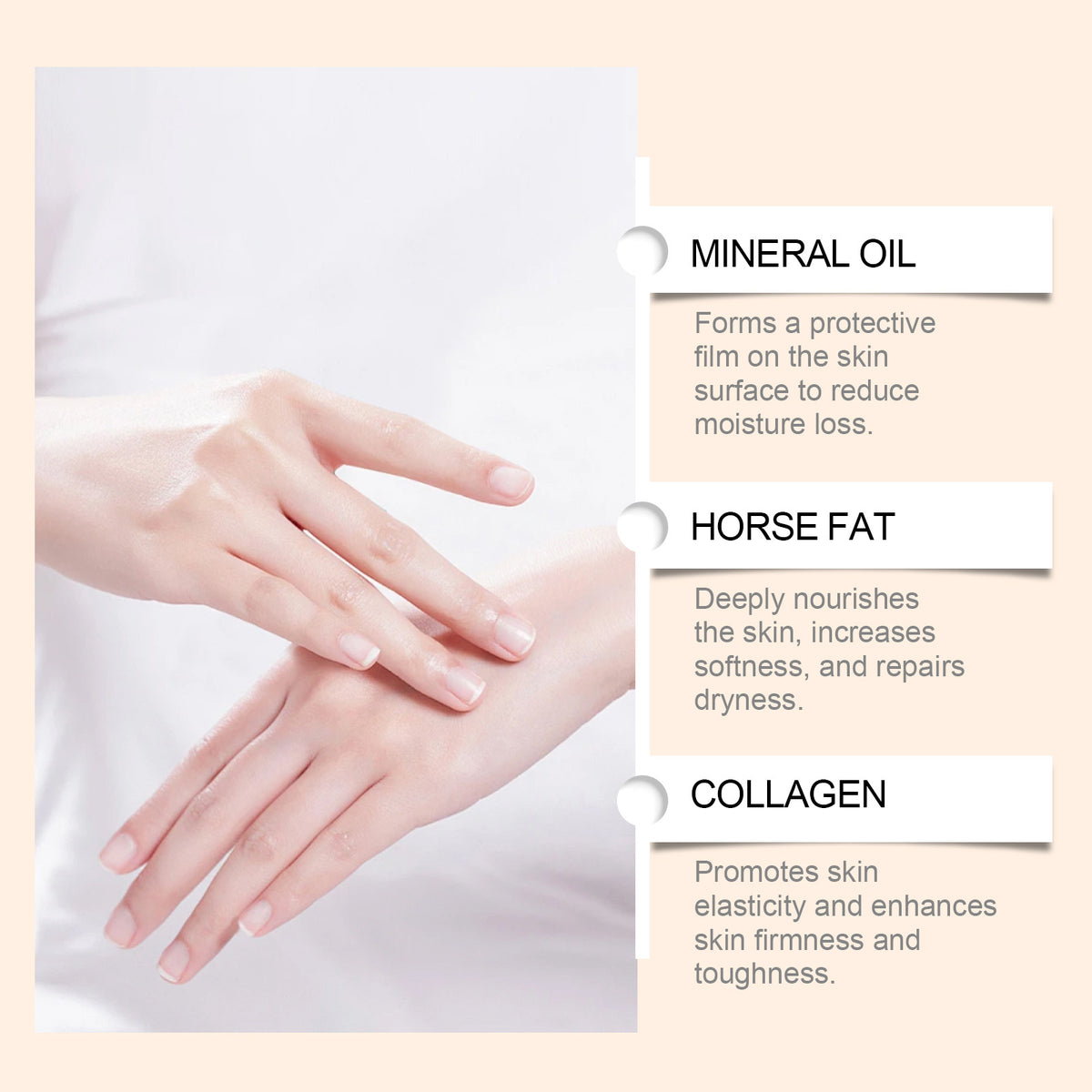Mild Moisturizing And Nourishing Dry Hand Skin Hydrating Daily Apply