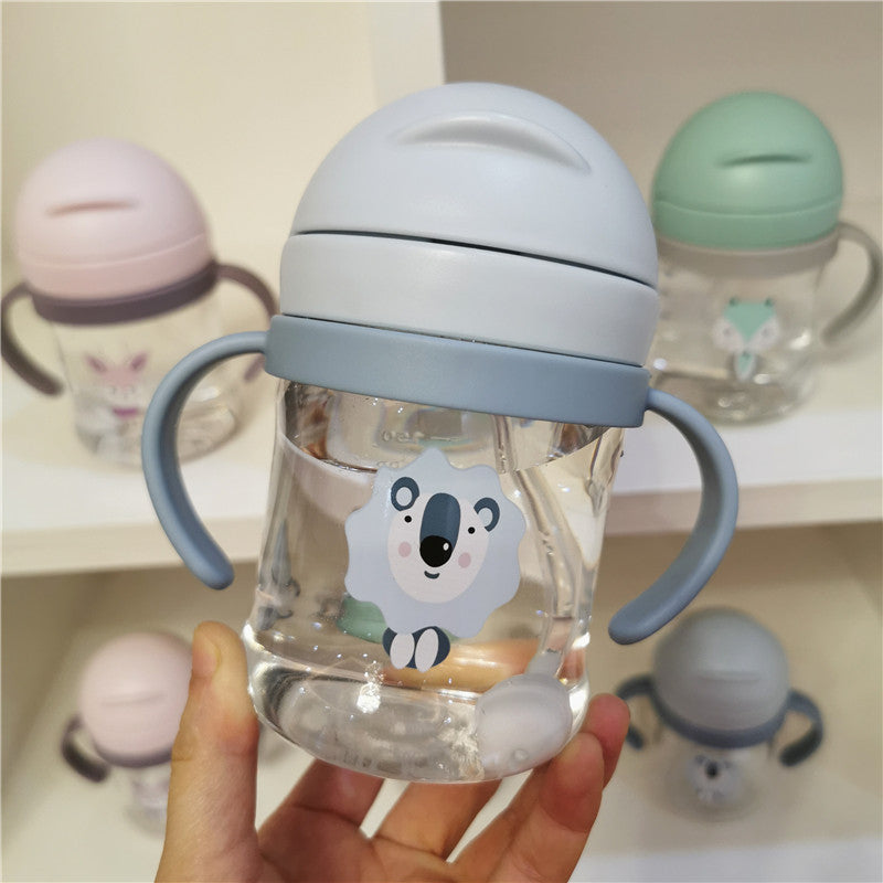 Cartoon Infant Graduated Water Cup - Colorful 300ml Kids Drinking Cup