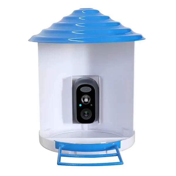 Smart Bird Feeder with Solar Camera 1080P HD Motion Detection WiFi App Control
