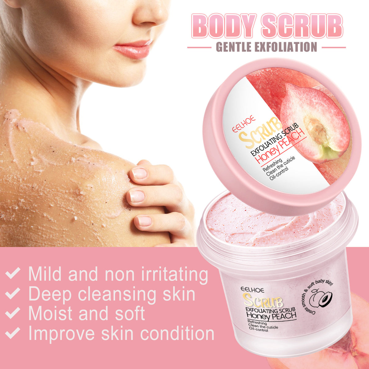 Body Scrub Exfoliant for Keratosis Pilaris & Soft Skin – 100g