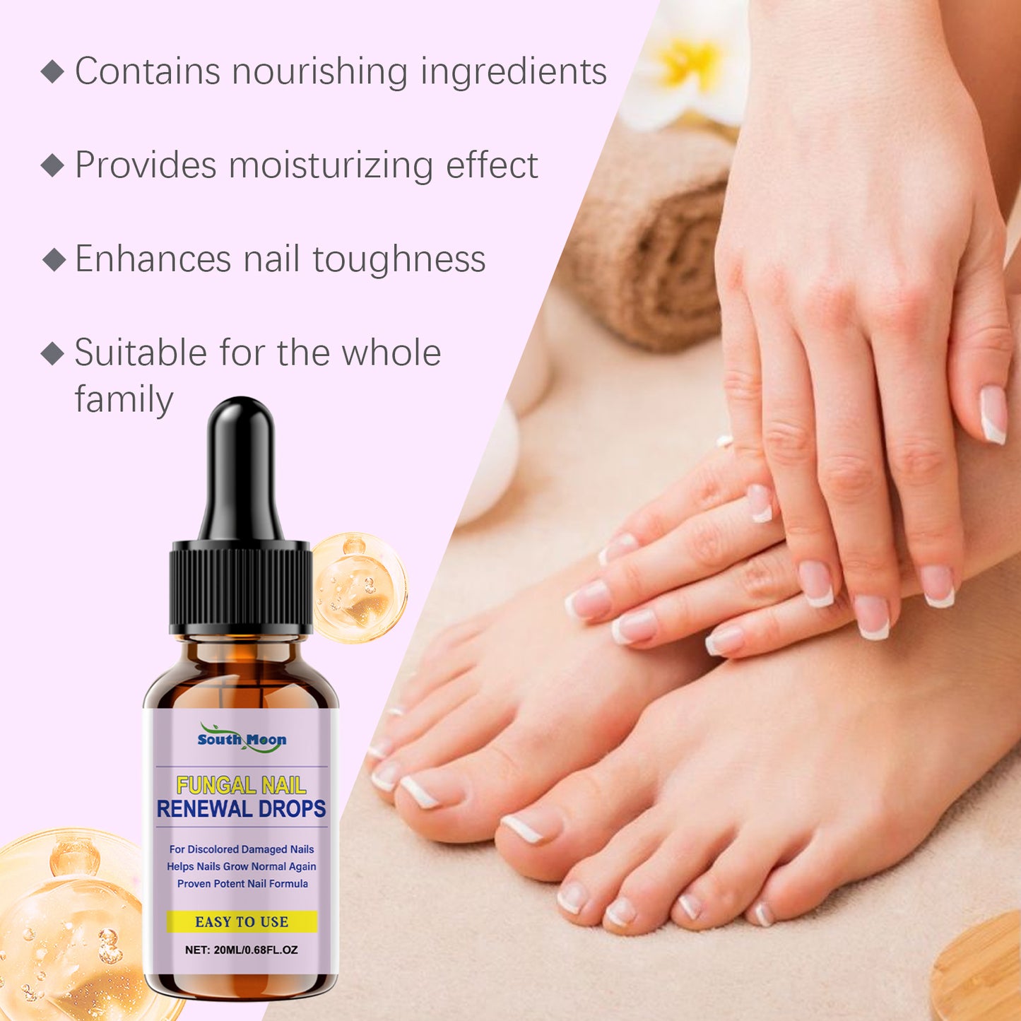 Nail Care Lotion - Moisturizing Rosemary and Sage Nail Treatment 20ml