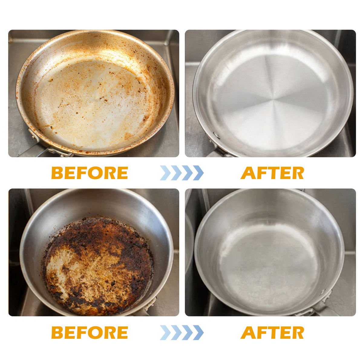 Multi-Purpose Kitchen Cleaning Powder for Heavy Oil & Rust Removal - 110g/250g