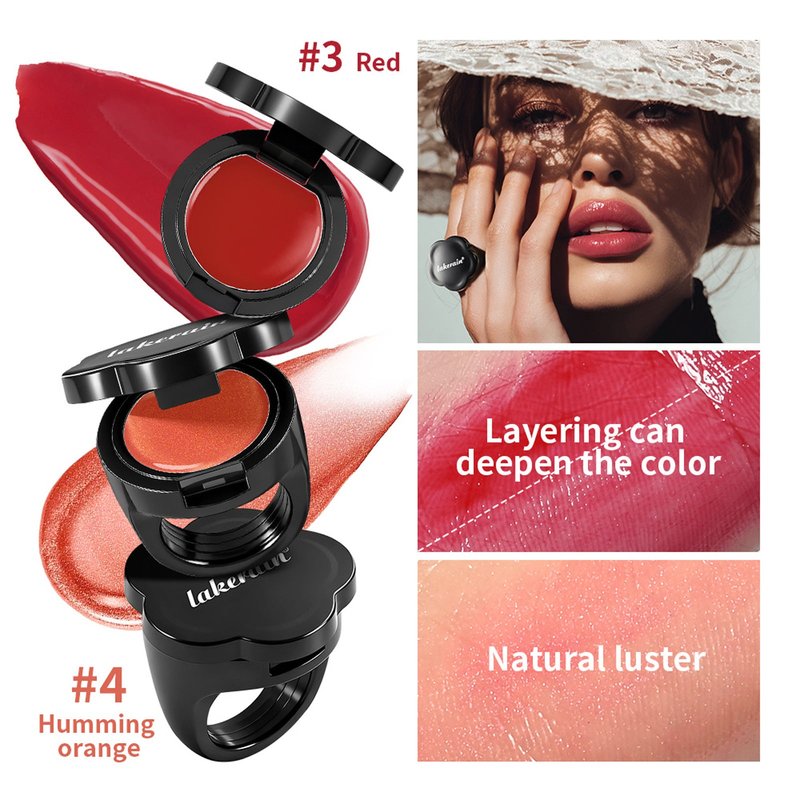 Creative Lipstick Ring Moisturizer Set - 2g Colored Lip Care
