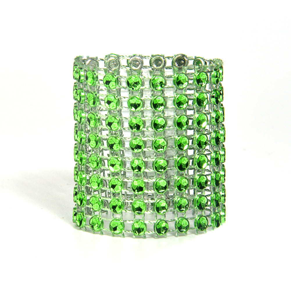 Set of 10 Napkin Rings for Hotel & Home Table Settings - Multiple Colors
