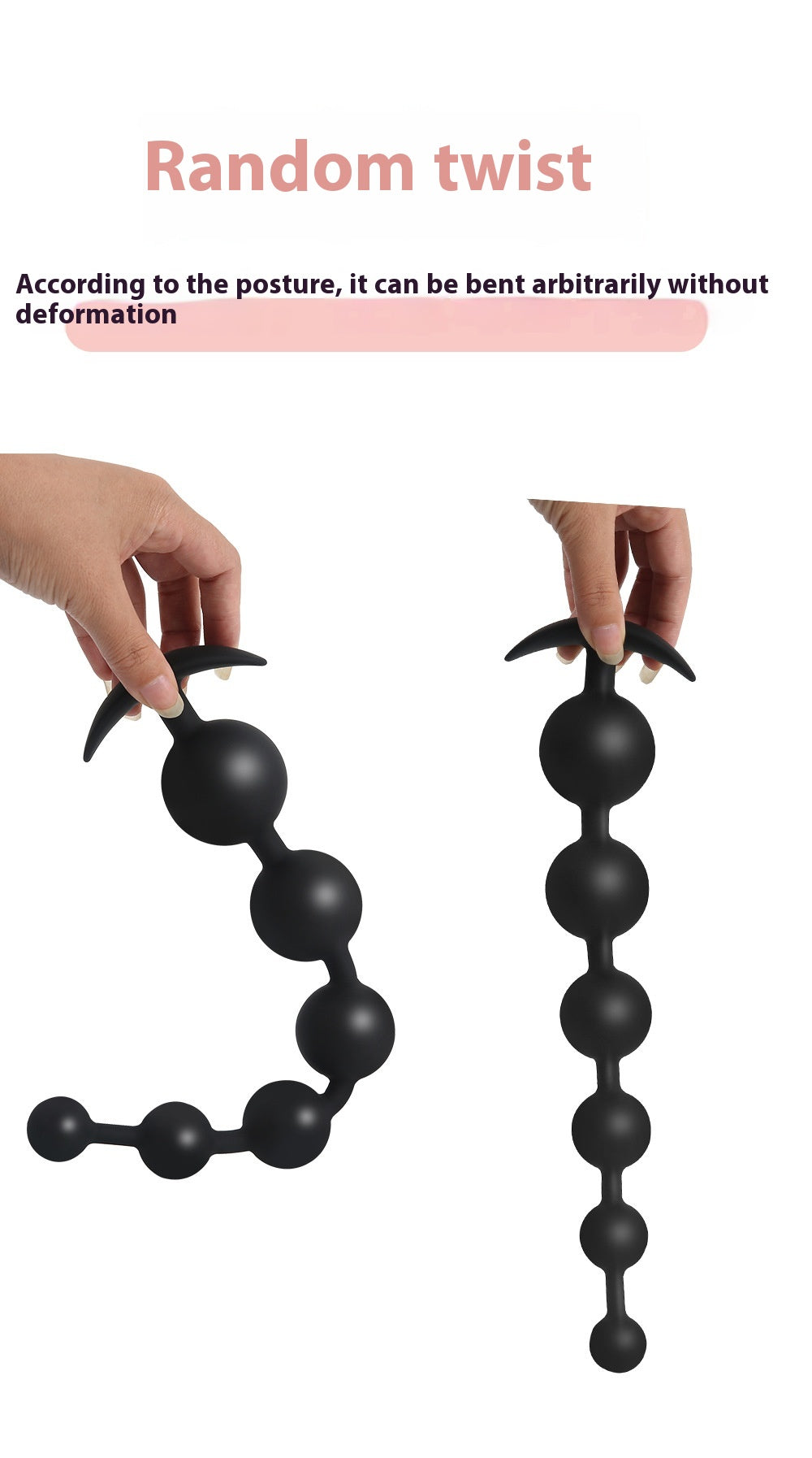 Silicone Bead Butt Plug Water Drop - Adult Wellness Sex Toy