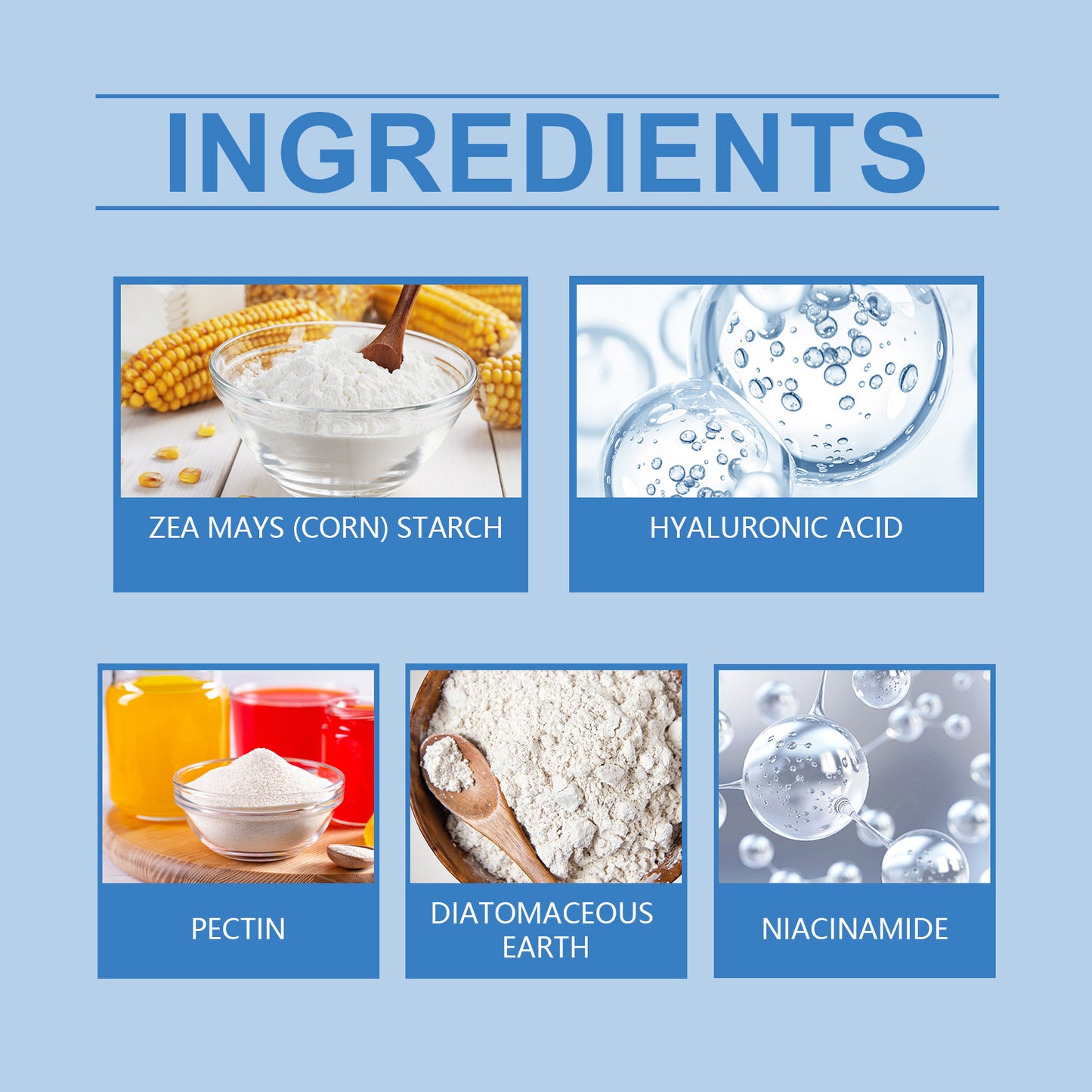 Hyaluronic Acid Peel-Off Facial Mask Powder - Hydrating & Brightening Skincare