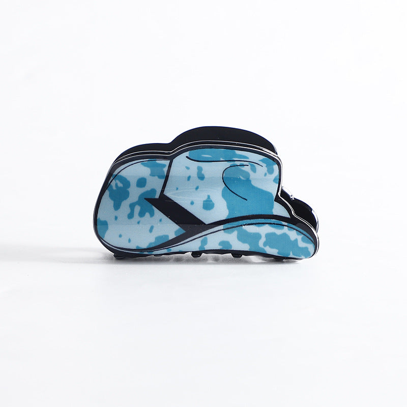 Retro Acrylic Barrettes - Multiple Colors