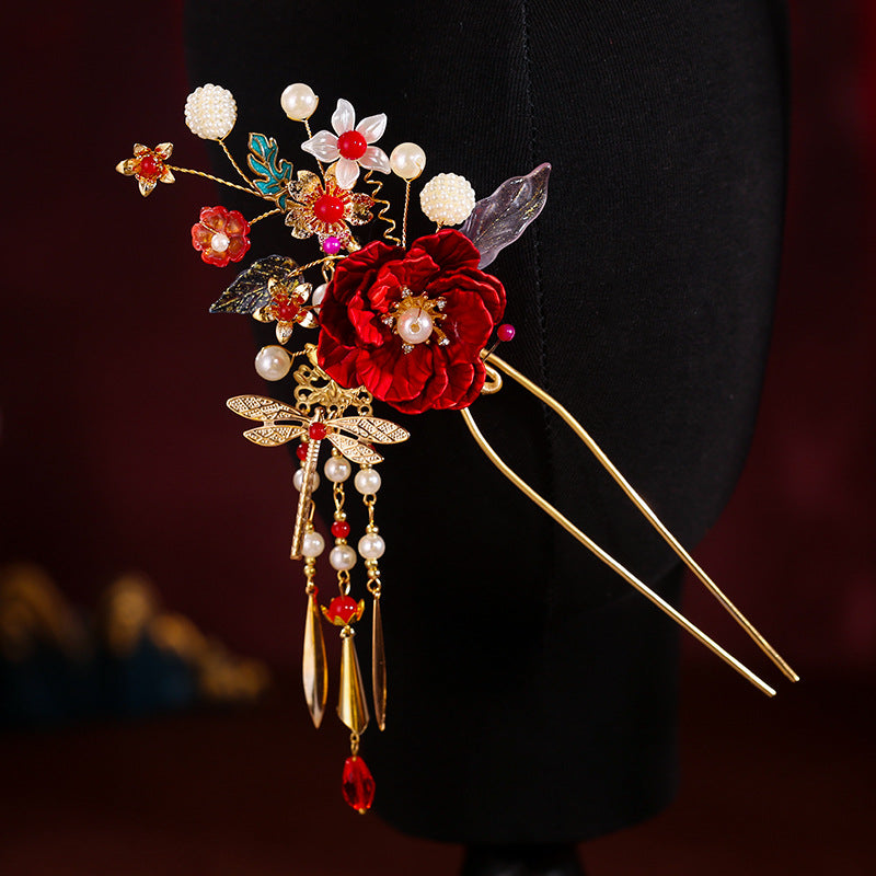 Flower Hair Clip Set for Kids - Resin